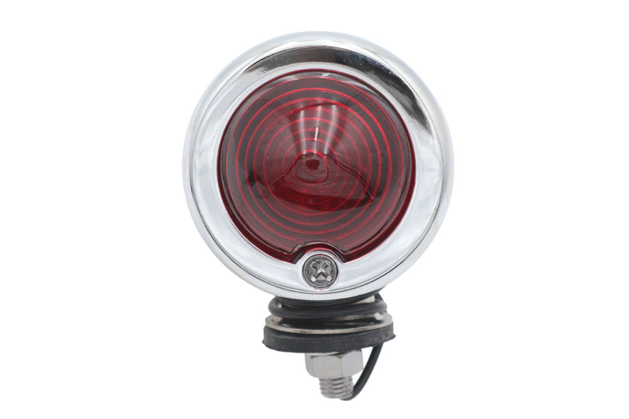33-0401 - Chrome Bullet Marker Lamp Red Single Filament by Wyatt Gatling