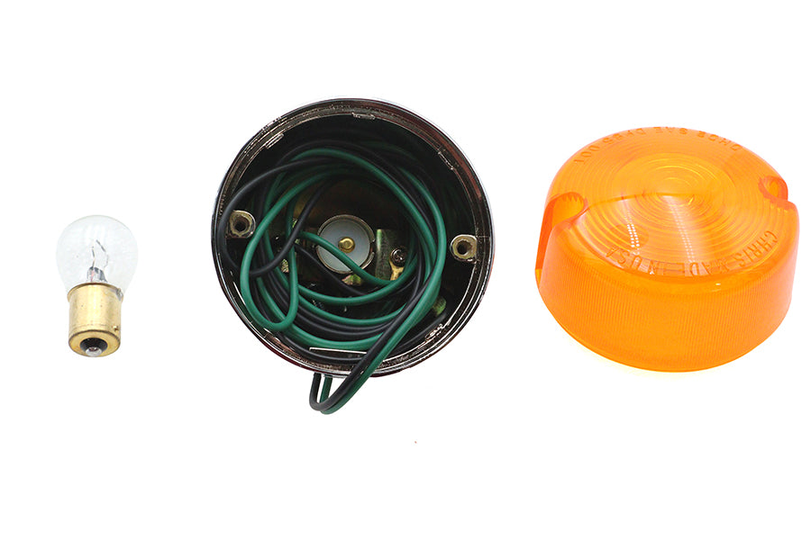 33-0411 - Chrome Turn Signal Assembly Rear Right or Left by Chris Products