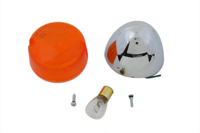 33-0428 - Chrome Turn Signal Assembly Rear Right or Left by Chris Products