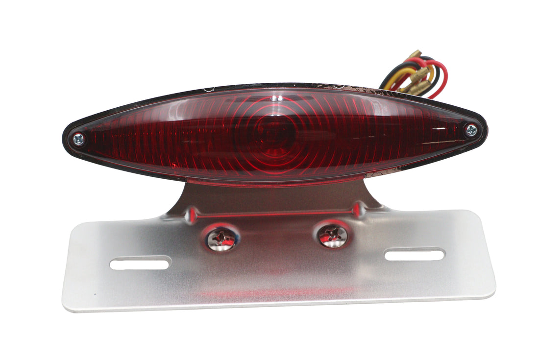 33-0435 - Chrome Snake Eye Fender Mount Tail Lamp Kit by Wyatt Gatling