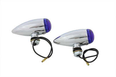 33-0451 - Mini Bullet Blue Lens Marker Lamp Set by Wyatt Gatling