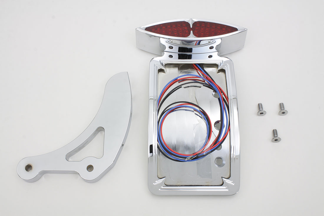 33-0463 - Chrome Curved Katz Eyez Style Tail Lamp Kit by Wyatt Gatling