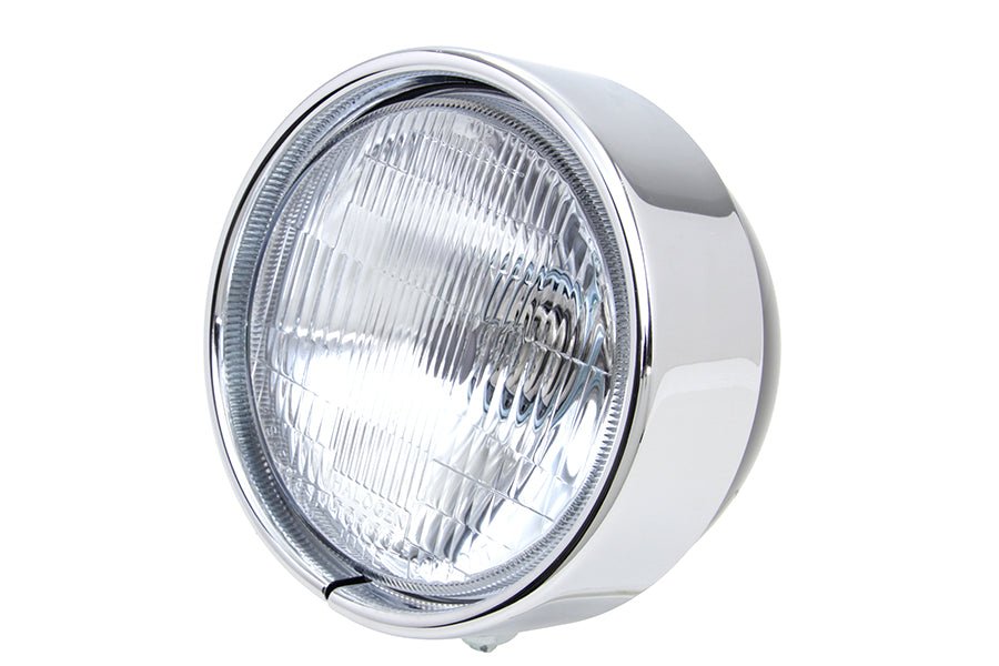 33-0545 - 5-3/4  Headlamp Chrome Frenched Trim Ring by Wyatt Gatling