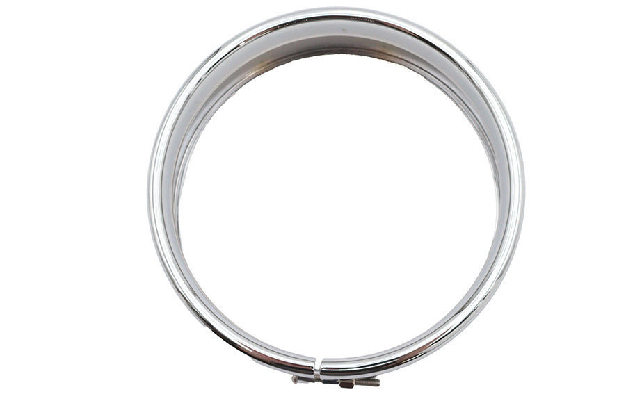 33-0545 - 5-3/4  Headlamp Chrome Frenched Trim Ring by Wyatt Gatling