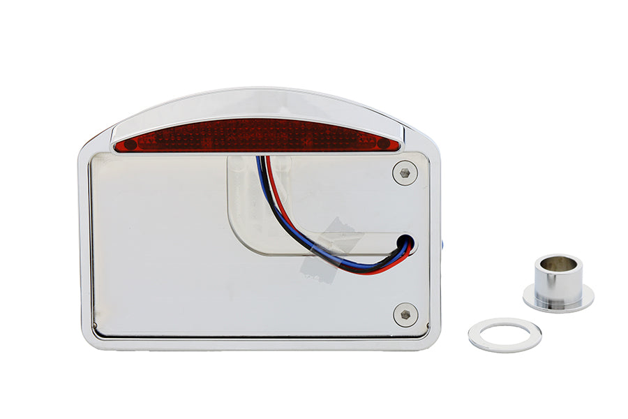 33-0568 - Chrome Slice LED Horizontal Tail Lamp Assembly by Wyatt Gatling