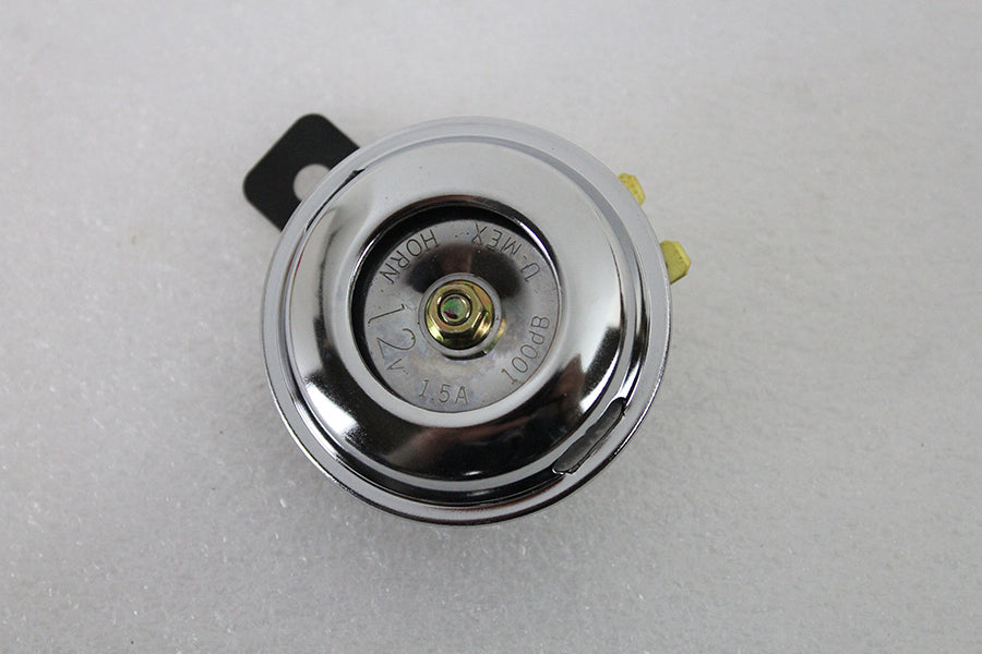 33-0579 - Smooth Style 12 Volt Mini Horn Chrome by Wyatt Gatling