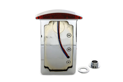 33-0593 - Chrome Slice LED Vertical Mount Tail Lamp Assembly by Wyatt Gatling