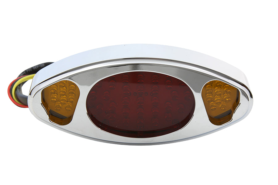 33-0605 - Wyatt Gatling Chrome LED Tail Lamp Assembly by Wyatt Gatling