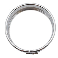 33-0607 - 5-3/4  Outer Headlamp Chrome Frenched Trim Ring by Wyatt Gatling