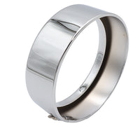 33-0607 - 5-3/4  Outer Headlamp Chrome Frenched Trim Ring by Wyatt Gatling