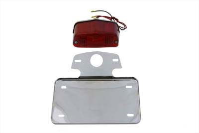 33-0611 - Tail Lamp and License Plate Set Lucas Style by V-Twin