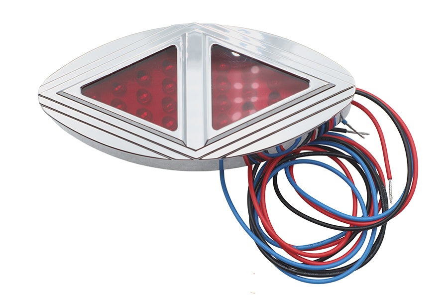 33-0619 - Spike Style Chrome LED License Plate Lamp by Wyatt Gatling