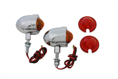 33-0677 - Chrome Egg Style Marker Lamp Set by Wyatt Gatling