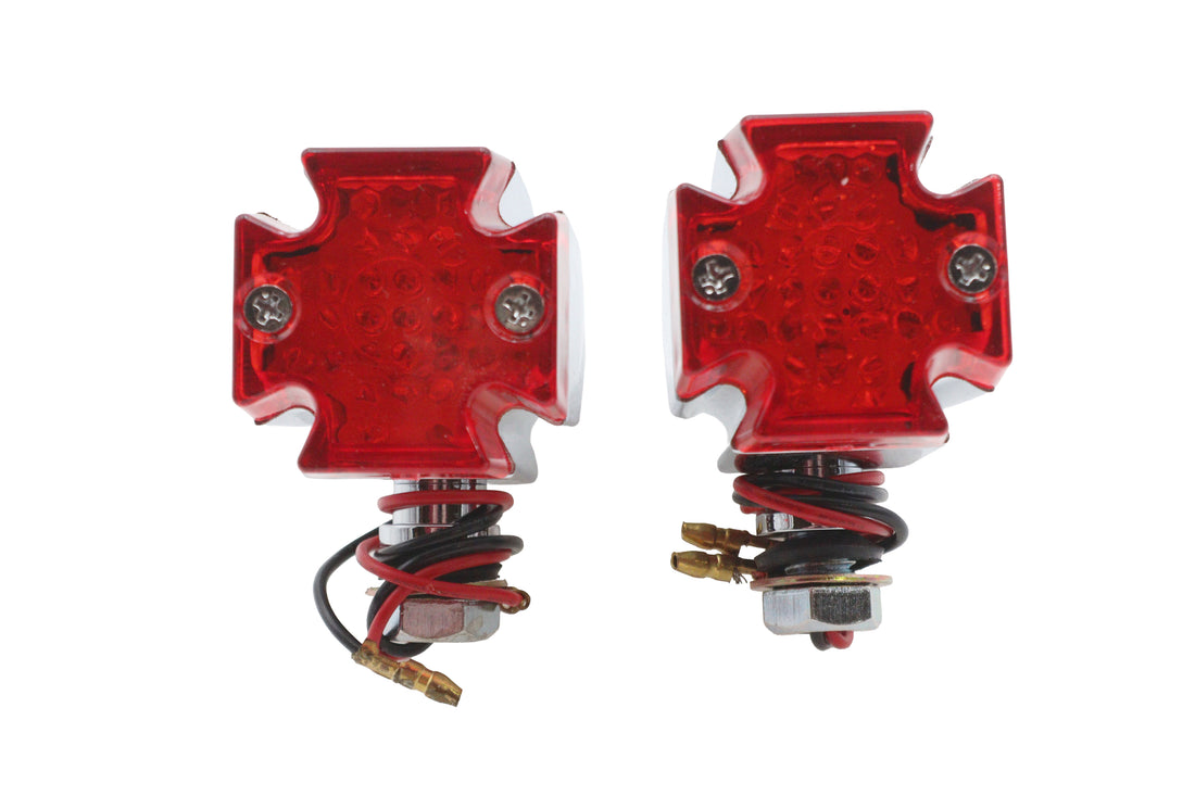 33-0688 - Maltese Red Lens and LED Marker Lamp Set by Wyatt Gatling