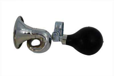 33-0702 - Classic Bugle Style Chrome Squeeze Horn by Wyatt Gatling