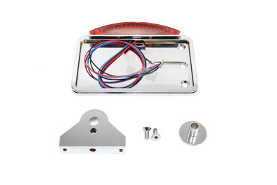 33-0721 - Chrome LED Slice Style Tail Lamp Assembly by V-Twin