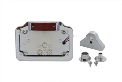 33-0723 - Chrome Plain Style Tail Lamp Assembly by V-Twin