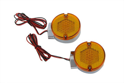 33-0760 - LED Turn Signal Set Rear Amber Lens by Wyatt Gatling