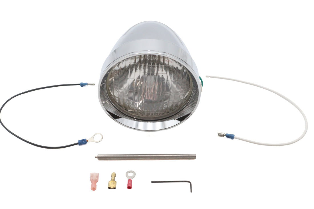 33-0776 - 4-1/2  Billet Spotlamp with Bulb by Wyatt Gatling