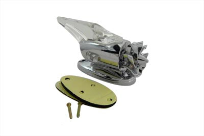 33-0877 - Chrome Fan Marker Lamp Red by Wyatt Gatling