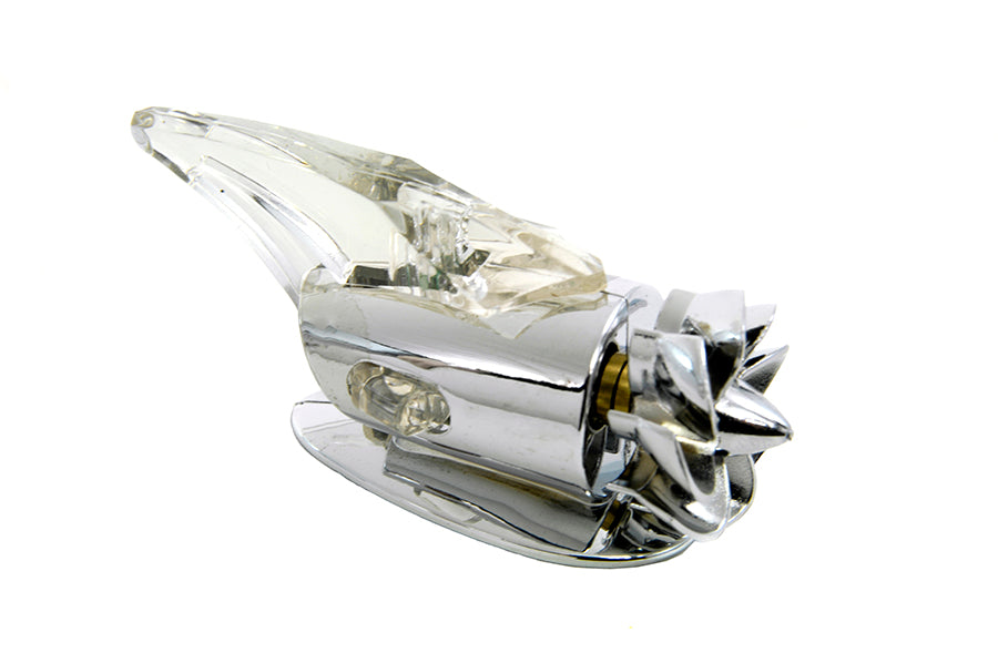 33-0879 - Chrome Amber Fan Operated Marker Lamp by Wyatt Gatling