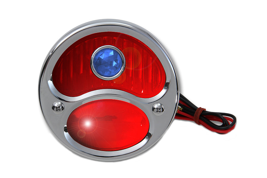 33-0901 - Polished Round Tail Lamp by Wyatt Gatling