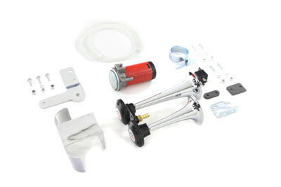 Chrome Universal Air Horn Kit