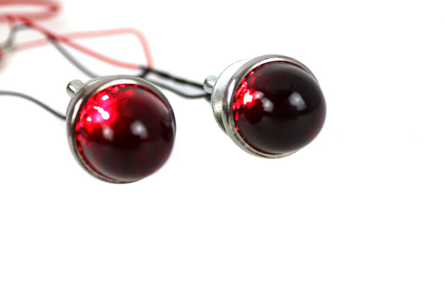 33-0984 - License Plate Frame Bolt Set With Glass Lens And LED Light by Wyatt Gatling