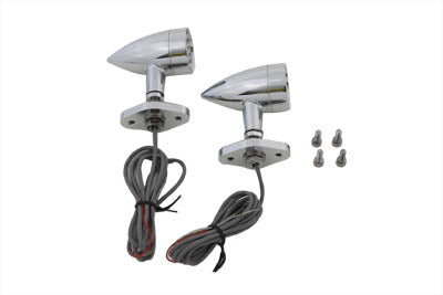 33-1071 - Turn Signal Set Bullet Amber with Mount Base by Wyatt Gatling