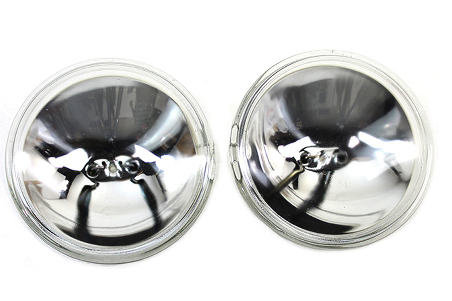 33-1088 - Clear 4-1/2 inch 12 Volt Sealed Beam Spotlamp Bulb Set by Wyatt Gatling