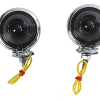 33-1126 - Chrome Turn Signal Set Bullet with Smoked Lens by Wyatt Gatling