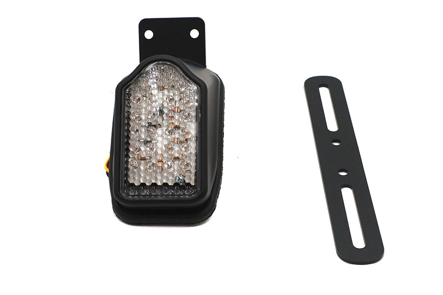 33-1133 - Black Mini Tombstone Tail Lamp with Bracket by Wyatt Gatling