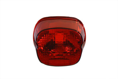 33-1164 - Tail Lamp Lens Laydown Style Red by V-Twin