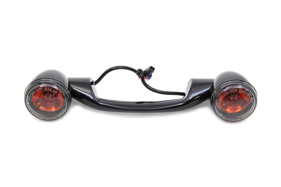 33-1178 - Black Revox Turn Signal Bar with Lamps by Wyatt Gatling