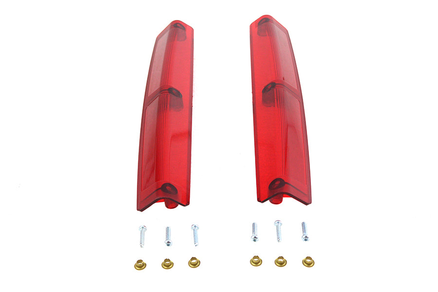 33-1201 - Tour Pak Red Side Marker Lamp Lens Set by Wyatt Gatling