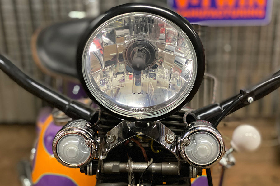 33-1226 - Replica Marker Lamp Lens Glass Bullet Style White by Wyatt Gatling
