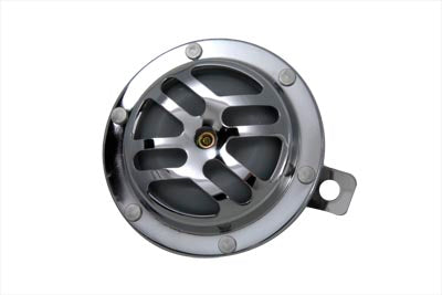 33-1229 - Round Horn 12 Volt Chrome 4 inch by Wyatt Gatling