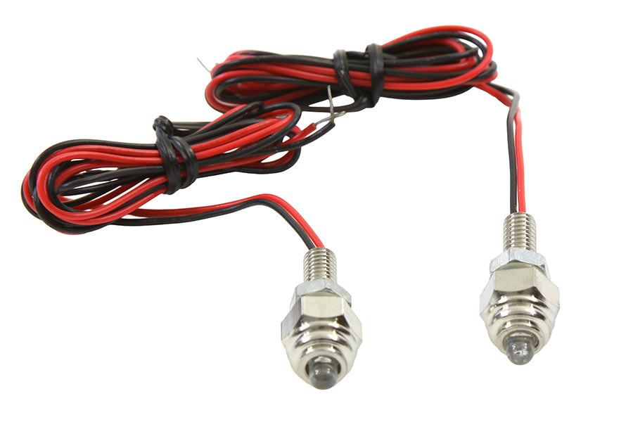 33-1258 - License Plate Frame Mounting Bolt Set with Amber LEDS by Wyatt Gatling