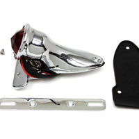 33-1322 - Bates Bobber Tail Lamp Assembly Chrome by V-Twin