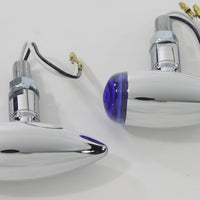 33-1328 - Mini LED Bullet Blue Lens Marker Lamp Set by Wyatt Gatling