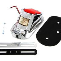 33-1341 - Chrome Tombstone Style Tail Lamp by V-Twin