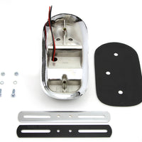 33-1341 - Chrome Tombstone Style Tail Lamp by V-Twin