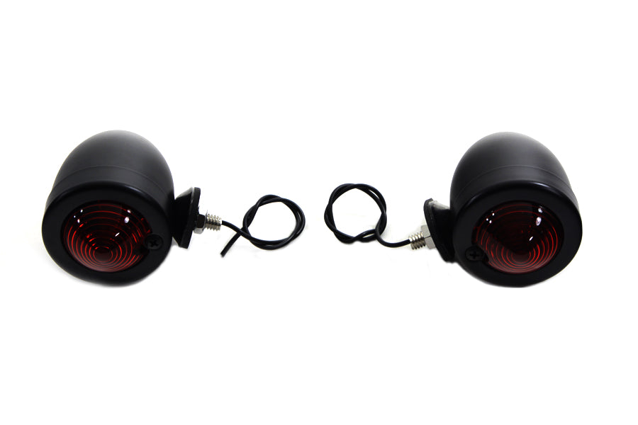 33-1414 - Black Bullet Marker Lamp Red Single Filament by Wyatt Gatling