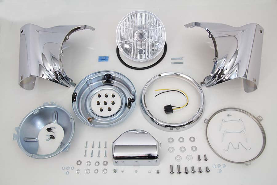 33-1428 - Headlamp Cowl Kit Chrome by Wyatt Gatling