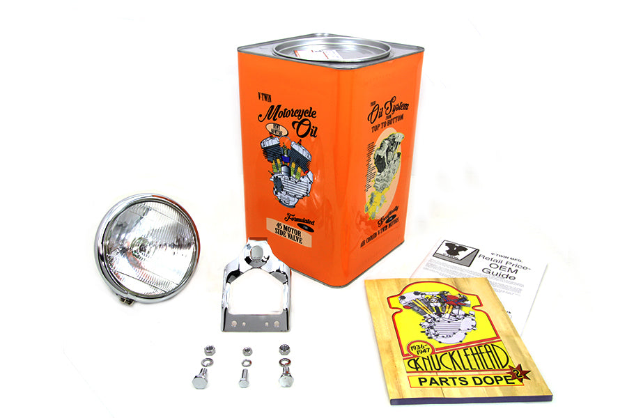 33-1493 - Spring Fork Headlamp Assembly Chrome by V-Twin