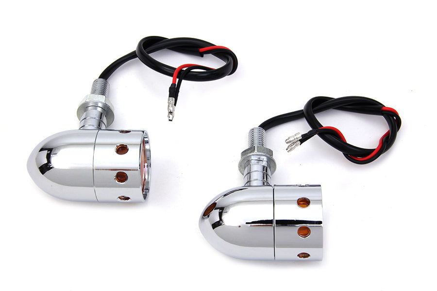33-1533 - Chrome Bullet Marker Lamp Set by Wyatt Gatling