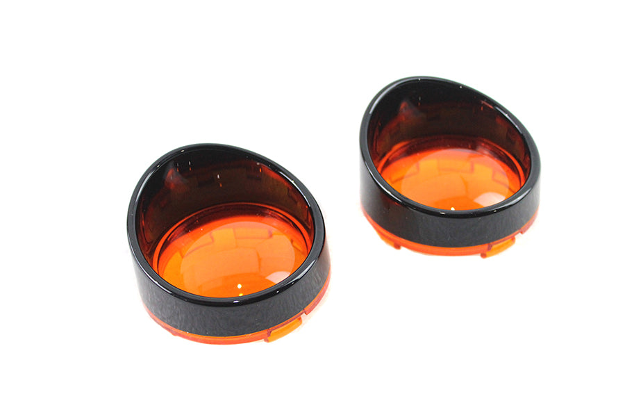 33-1559 - Deuce Style Turn Signal Set Amber by V-Twin