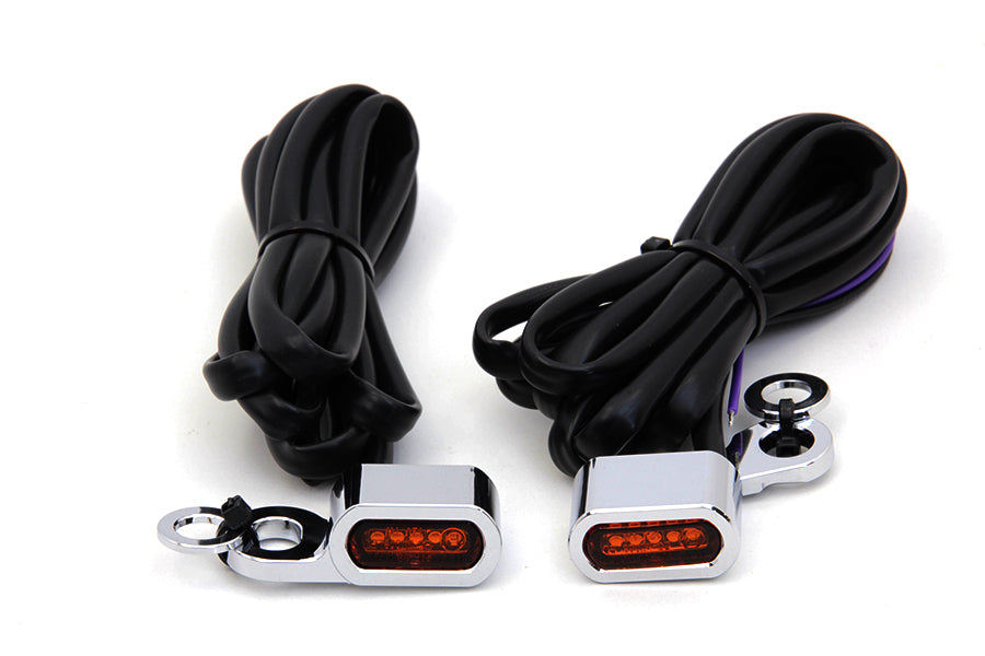 33-1562 - Chrome LED Turn Signal Set by Wyatt Gatling