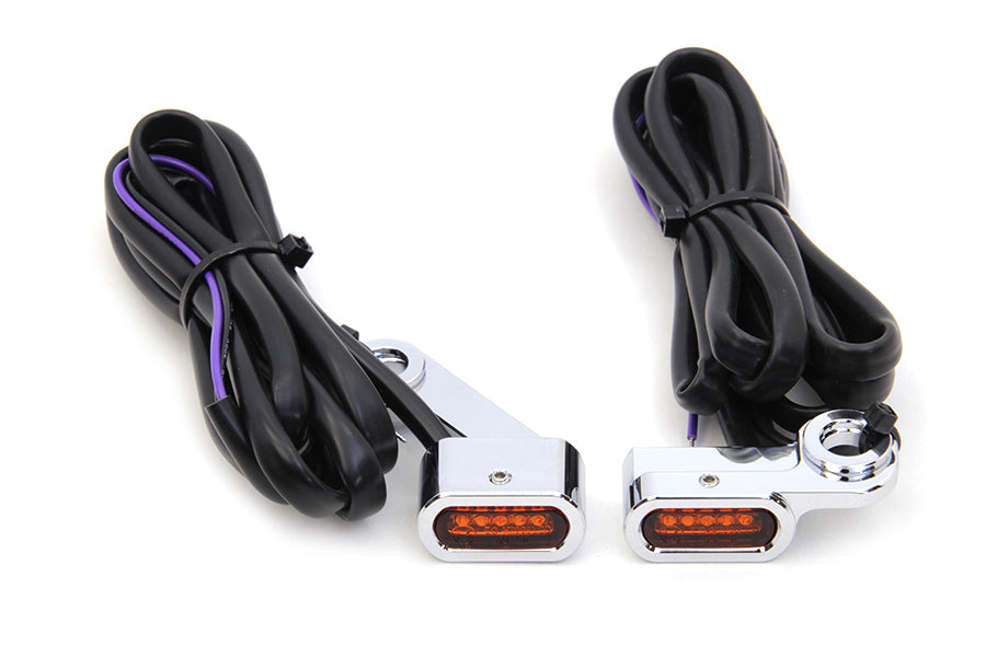 33-1563 - Chrome LED Turn Signal Set by Wyatt Gatling