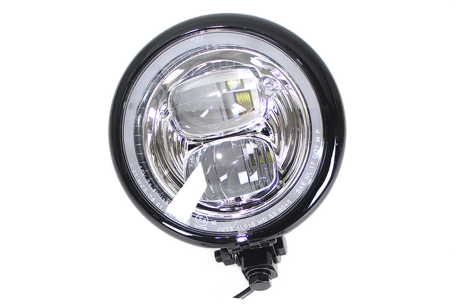 33-1595 - 5-3/4  Bates Style LED Headlamp Black by Bates